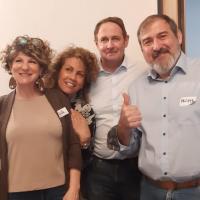 Les permanents de l'UD 67 & Laurent Escure